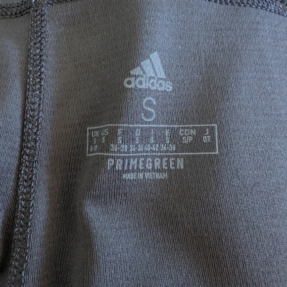 Adidas Black Women’s Athletic Shorts with White Side Stripes. Size Small. - Picture 3 of 4